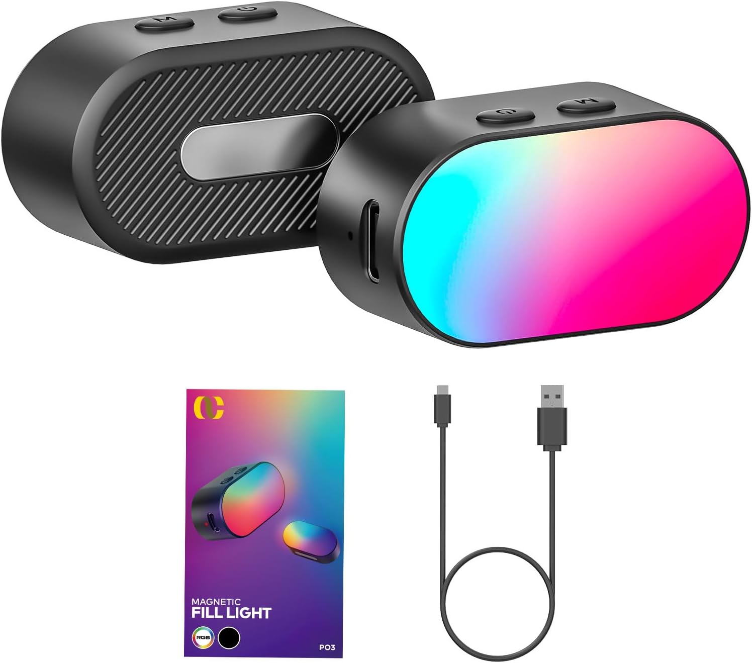 Photography And Videography Lighting - AOCHUAN Mini RGB магнитный заполняющий светильник