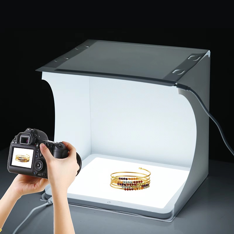 Photography Lighting Setup - Портативная фотостудия 20 см, складная, со
