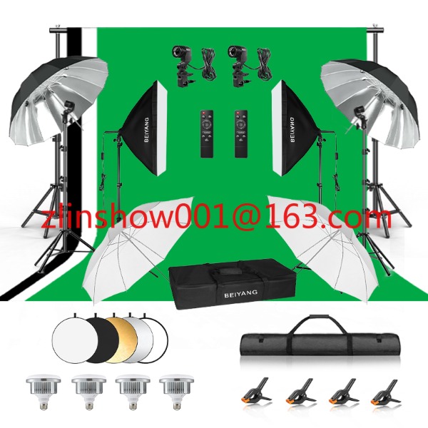 Photography Lighting And Backdrop Kits - Оборудование для фотостудии 2,6*3 м/2*3 м