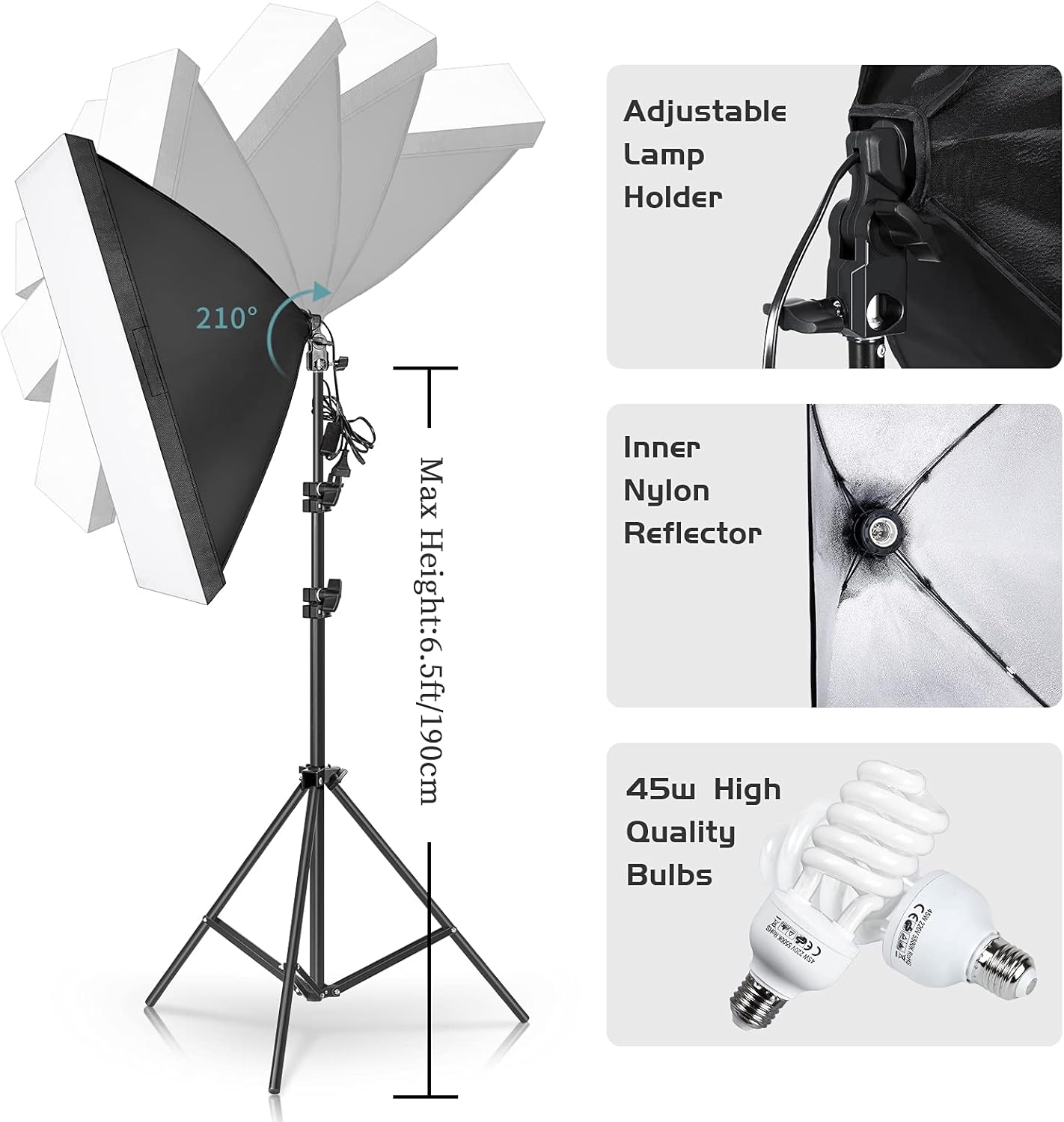 Комплект освещения для фотосъе – обзор и цена Photography Lighting And Backdrop Kits