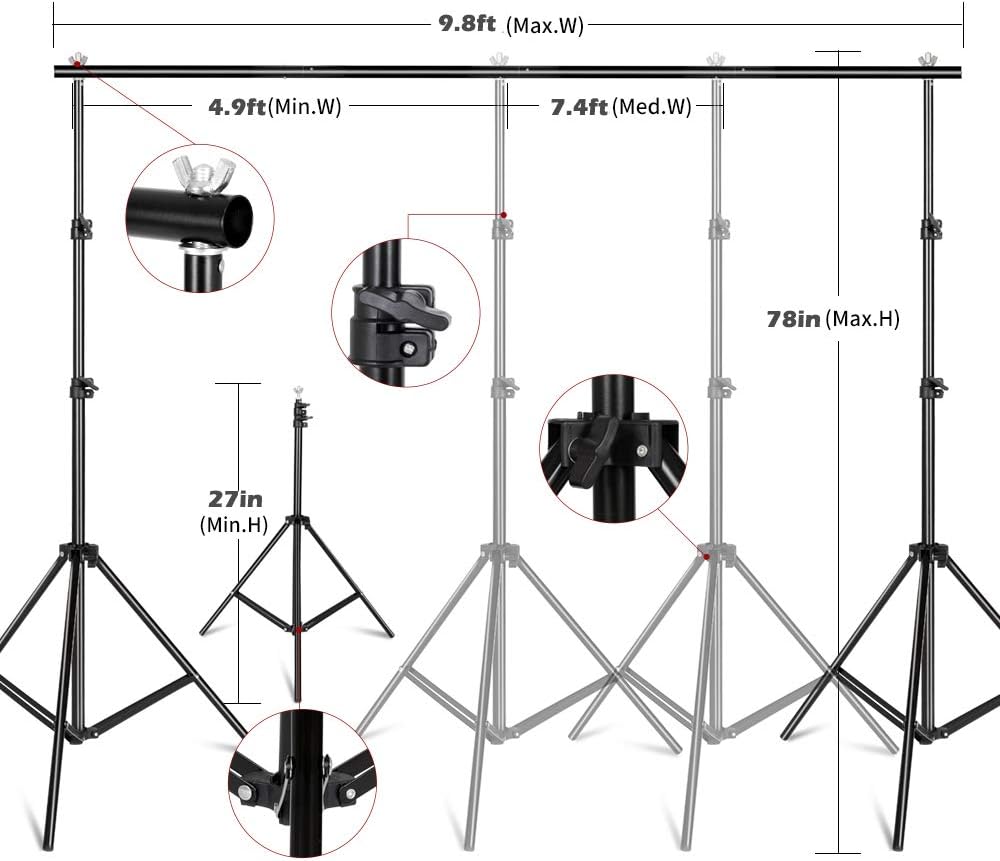 Комплект освещения для фотосъе – обзор и цена Photography Lighting And Backdrop Kits