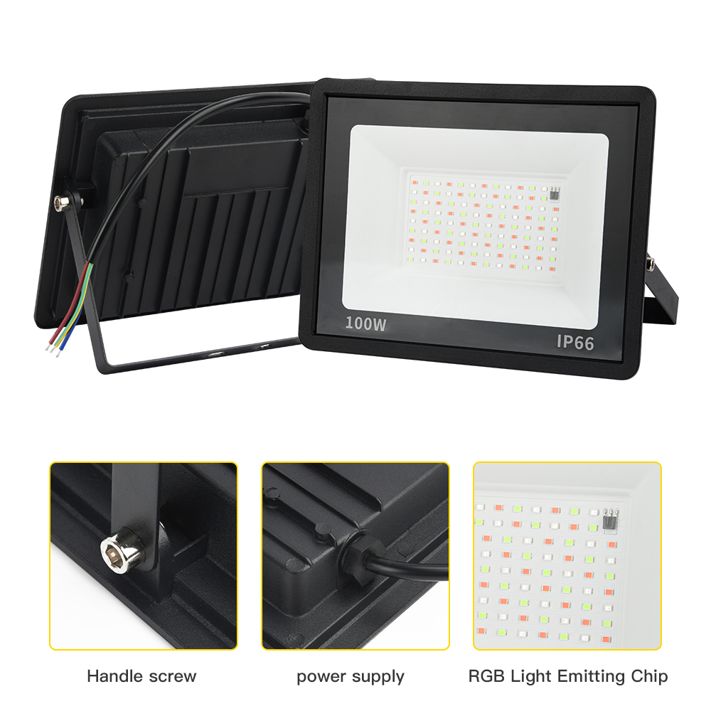 RGB Прожектор 100 Вт 50 Вт 30  – обзор и цена Photography Lighting Uk
