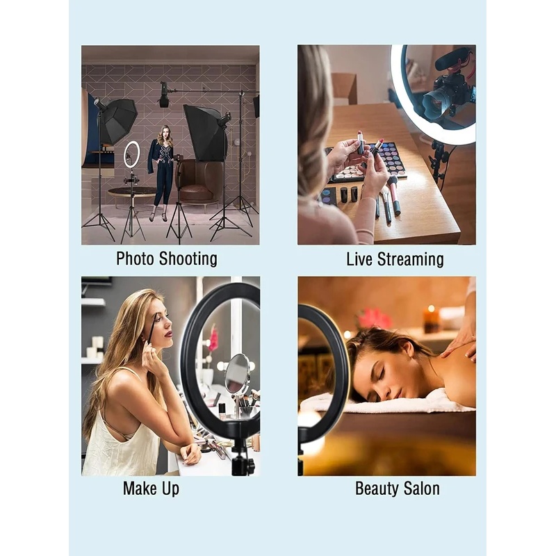 Кольцевая лампа Desiontal 26 с – обзор и цена Photography And Videography Lighting