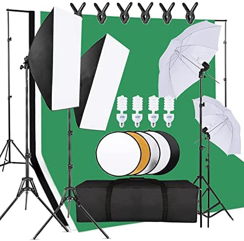 Экономичный набор оборудования – обзор и цена Photography Lighting And Backdrop Kits