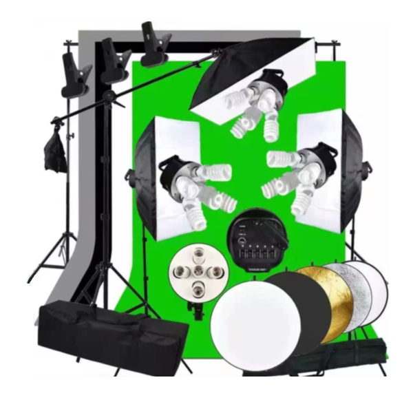 Полный комплект для фотосъемки – обзор и цена Photography Lighting And Backdrop Kits