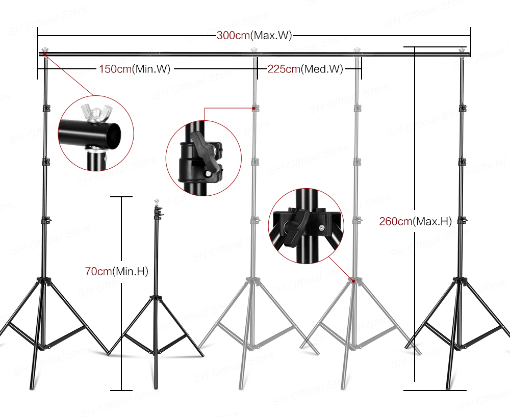 Комплект для фотостудии: софтб – обзор и цена Photography Lighting And Backdrop Kits