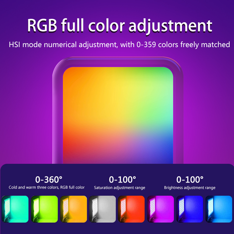 Портативный мини-видеосвет RGB – обзор и цена Photography Lighting Portable